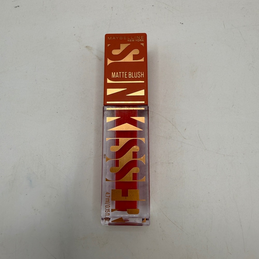 Maybelline Sunkisser Matte Blush Liquid 4.7ml Red Orange Glow Makeup